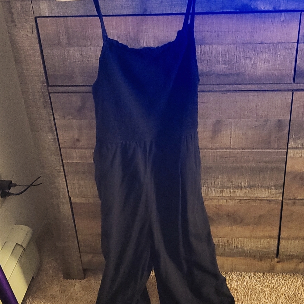 Jumpsuit with spaghetti straps